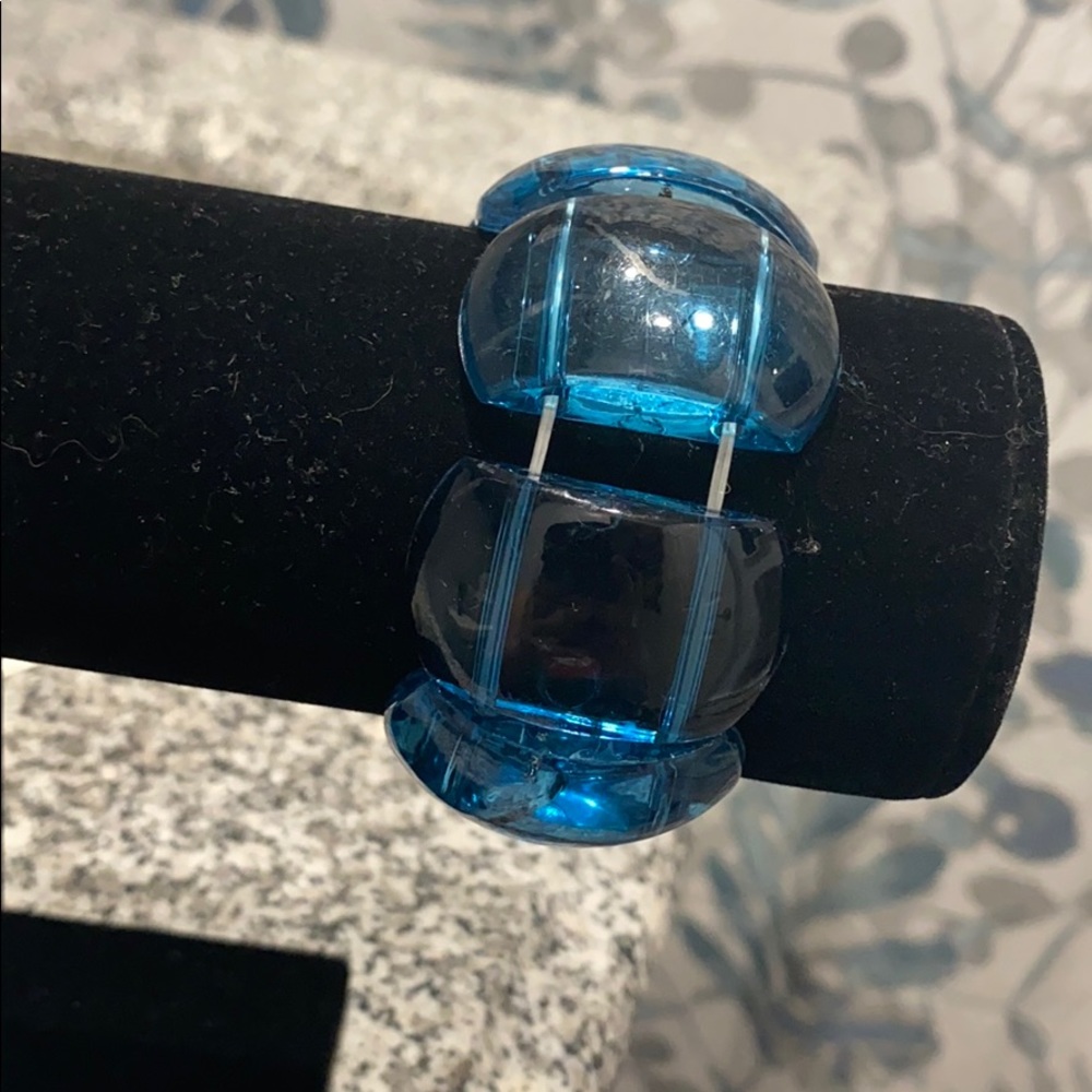 Teal chunky bracelet